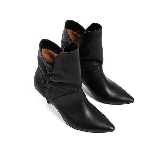 loft37 Skórzane botki &quot;Make Me Like You&quot; w kolorze czarnym Loft37 36 Limango Polska okazja