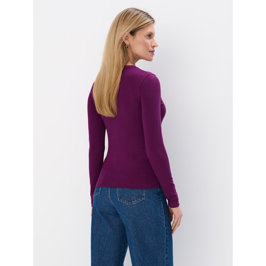 Mohito - Burgundowa bluzka - ciemny fiolet Mohito M Mohito