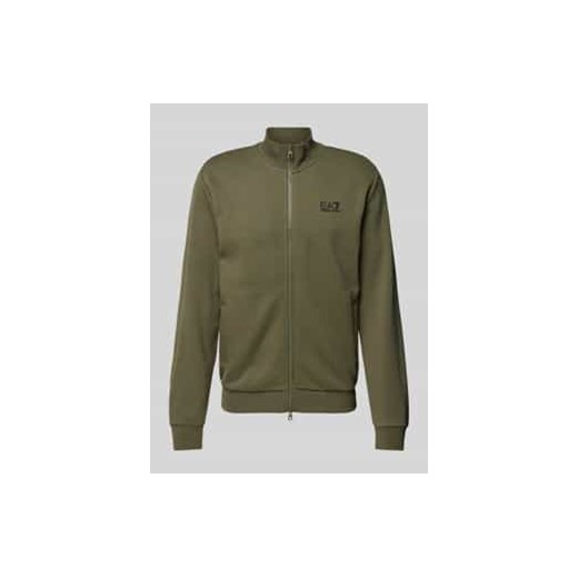 Bluza rozpinana z nadrukiem z logo ze sklepu Peek&Cloppenburg  w kategorii Bluzy męskie - zdjęcie 178069954