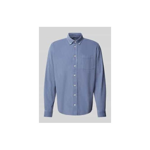 Koszula sztruksowa o kroju regular fit z kołnierzykiem typu button down model ‘ANTON’ ze sklepu Peek&Cloppenburg  w kategorii Koszule męskie - zdjęcie 178069974