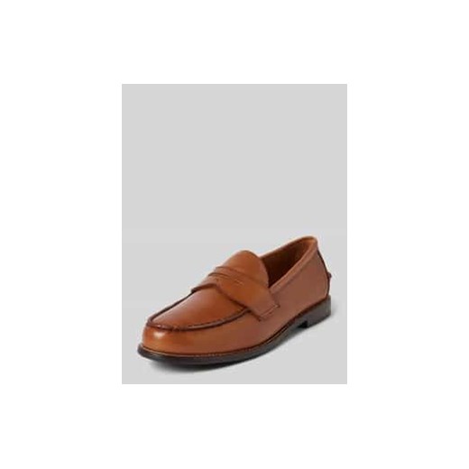 Mokasyny ze skóry naturalnej model ‘ALSTON’ ze sklepu Peek&Cloppenburg  w kategorii Mokasyny męskie - zdjęcie 178071690