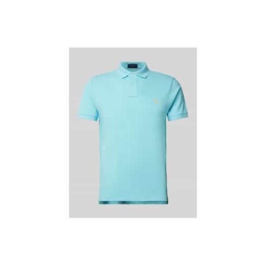 Koszulka polo z wyhaftowanym logo ze sklepu Peek&Cloppenburg  w kategorii T-shirty męskie - zdjęcie 178071730