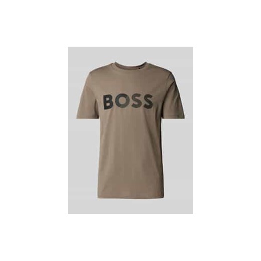 T-shirt z nadrukiem z logo ze sklepu Peek&Cloppenburg  w kategorii T-shirty męskie - zdjęcie 178071881