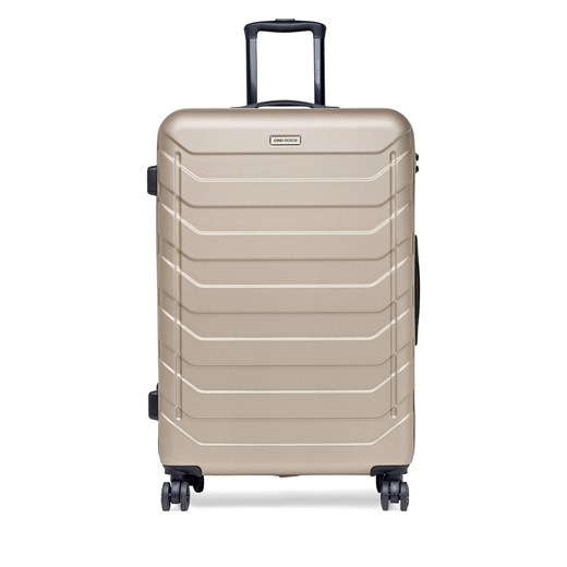 Walizka duża Gino Rossi GIN-L-002-05-GOLD Złoty Gino Rossi one size eobuwie.pl