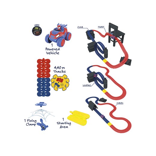 Smoby Zestaw wyścigowy &quot;Spidey FleXtreme&quot; - 4+ onesize promocyjna cena Limango Polska