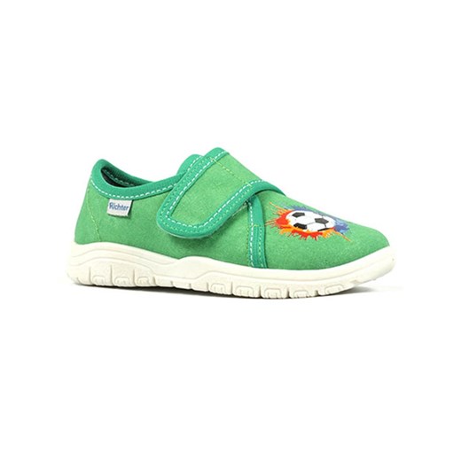 Richter Shoes Kapcie "Mailo" w kolorze zielonym 32 Limango Polska okazja