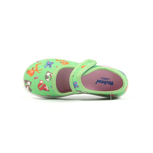 Richter Shoes Kapcie "Mia" w kolorze zielonym 30 wyprzedaż Limango Polska