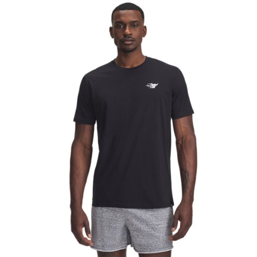 Męski t-shirt z nadrukiem Under Armour Project Rock Truck SS - czarny ze sklepu Sportstylestory.com w kategorii T-shirty męskie - zdjęcie 178073723