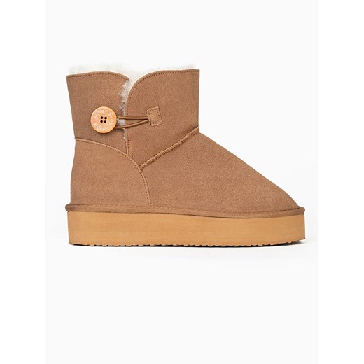 Gooce Skórzane botki zimowe &quot;Crestone&quot; w kolorze jasnobrązowym Gooce 38 Limango Polska okazyjna cena