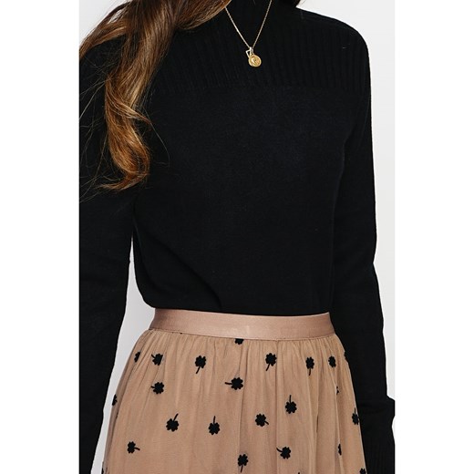 ASSUILI Kaszmirowy sweter w kolorze czarnym 42 Limango Polska okazja