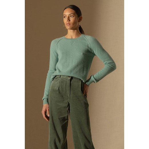 Perfect Cashmere Kaszmirowy sweter "Wilma" w kolorze zielonym - id: 16229467 - marki Perfect Cashmere - 178078582 Perfect Cashmere Kaszmirowy sweter "Wilma" w kolorze zielonym ze sklepu Limango Polska w kategorii Swetry damskie - zdjęcie 178078582