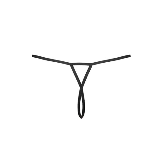 Stringi paski z otwartym krokiem Mendi 3113, Kolor czarny, Rozmiar L/XL, Teyli ze sklepu Intymna w kategorii Majtki damskie - zdjęcie 178079264