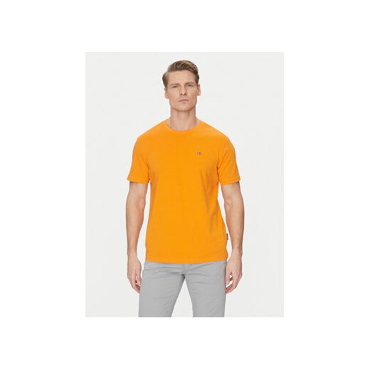 Napapijri T-Shirt Salis NP0A4H8D Pomarańczowy Regular Fit ze sklepu MODIVO w kategorii T-shirty męskie - zdjęcie 178079530