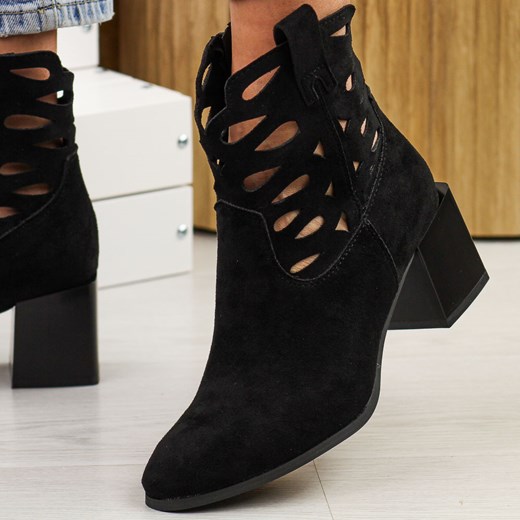 Botki Daszyński na obcasie 