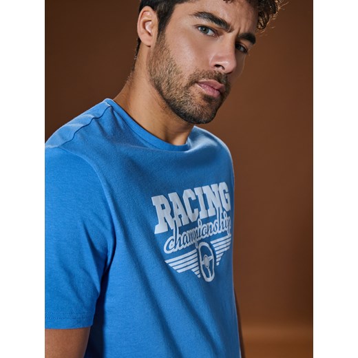 Sinsay - Koszulka - niebieski Sinsay S Sinsay