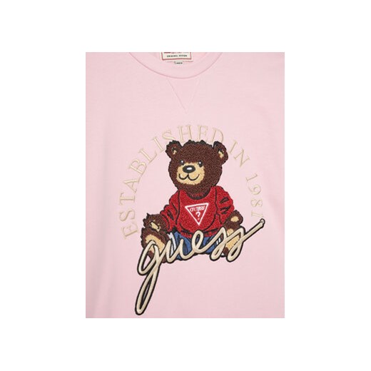 Guess Bluza H5RJ01 KAD74 Różowy Regular Fit Guess 8Y MODIVO