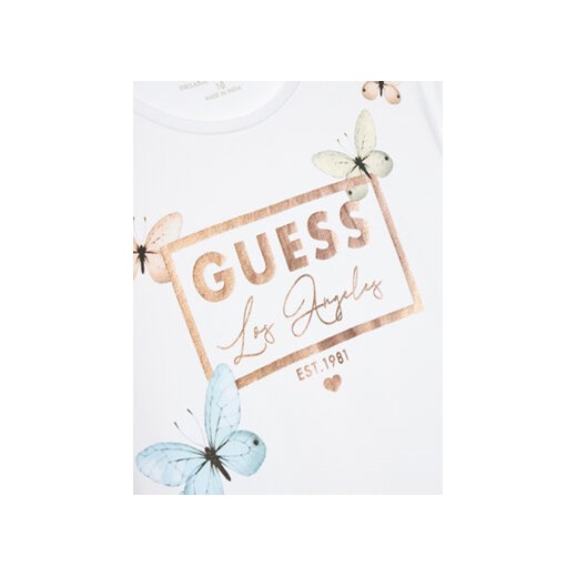 Guess T-Shirt J5RI33 K6YW4 Biały Regular Fit Guess 8Y MODIVO