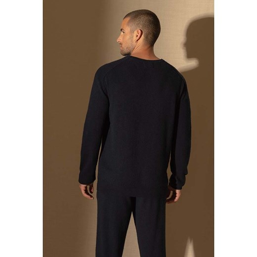 Perfect Cashmere Kaszmirowy sweter &quot;Soan&quot; w kolorze granatowym Perfect Cashmere M okazja Limango Polska