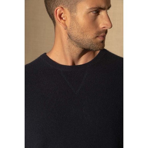 Perfect Cashmere Kaszmirowy sweter &quot;Soan&quot; w kolorze granatowym Perfect Cashmere M promocyjna cena Limango Polska