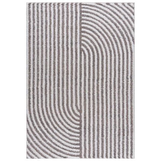 Beżowy Elegancki Dywan W Minimalistycznym Stylu 120 Cm F3-M99 ze sklepu Edinos.pl w kategorii Dywany - zdjęcie 178086070