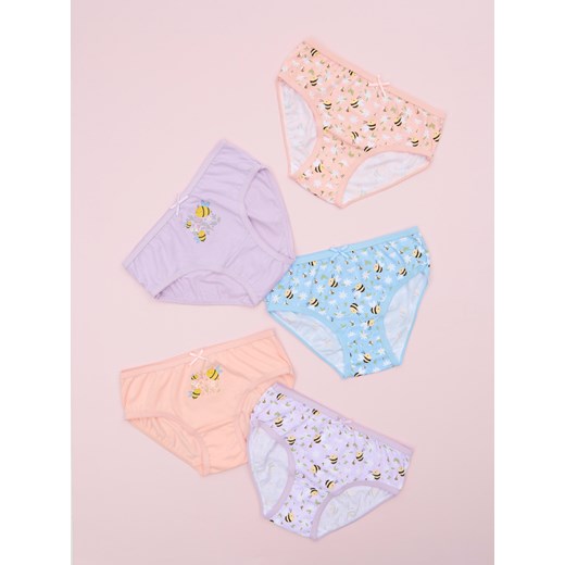 Sinsay - Majtki 5 pack - wielobarwny Sinsay 98/104 Sinsay