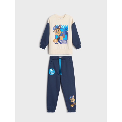 Sinsay - Komplet dzianinowy Psi Patrol - granatowy Sinsay 140 Sinsay