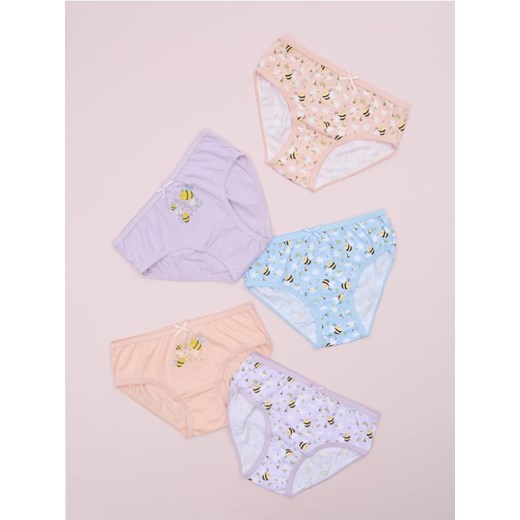 Sinsay - Majtki 5 pack - wielobarwny Sinsay 98/104 Sinsay