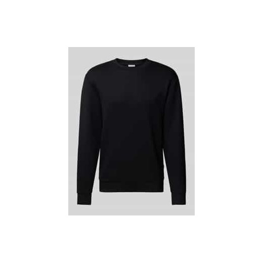 Bluza z prążkowanymi wykończeniami model ‘EMANUEL’ ze sklepu Peek&Cloppenburg  w kategorii Bluzy męskie - zdjęcie 178088051