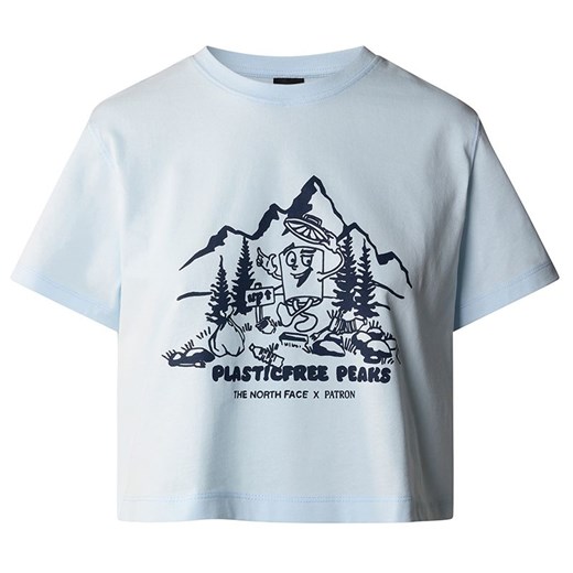 Koszulka The North Face Nature 0A87E0O0R1 - niebieska ze sklepu streetstyle24.pl w kategorii Bluzki damskie - zdjęcie 178089273