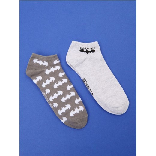 Sinsay - Skarpetki stopki 2 pack Batman - wielobarwny ze sklepu Sinsay w kategorii Skarpetki męskie - zdjęcie 178090324