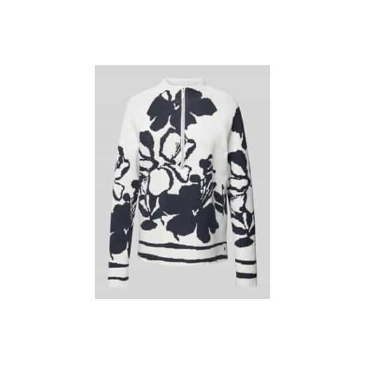 Sweter z dzianiny z raglanowymi rękawami ze sklepu Peek&Cloppenburg  w kategorii Swetry damskie - zdjęcie 178090841