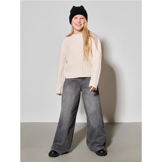 Sinsay - Jeansy wide leg - szary ze sklepu Sinsay w kategorii Jeansy damskie - zdjęcie 178091610