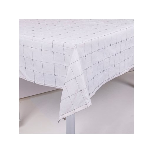 Villa d´Este Obrus &quot;Oro&quot; w kolorze biało-srebrnym - 240 x 140 cm ze sklepu Limango Polska w kategorii Obrusy i bieżniki - zdjęcie 178093344