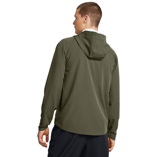 Męska kurtka przejściowa Under Armour UA Unstoppable Jacket Lc - oliwkowa/khaki ze sklepu Sportstylestory.com w kategorii Kurtki męskie - zdjęcie 178095491
