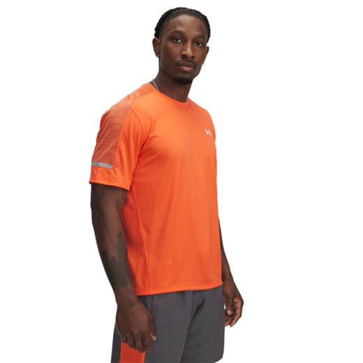 Męska koszulka treningowa Under Armour UA Tech Utility SS - pomarańczowa ze sklepu Sportstylestory.com w kategorii T-shirty męskie - zdjęcie 178095504