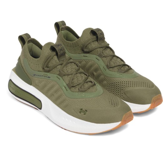 Męskie sneakersy Under Armour UA Phantom 4 - oliwkowe/khaki ze sklepu Sportstylestory.com w kategorii Buty sportowe męskie - zdjęcie 178095563