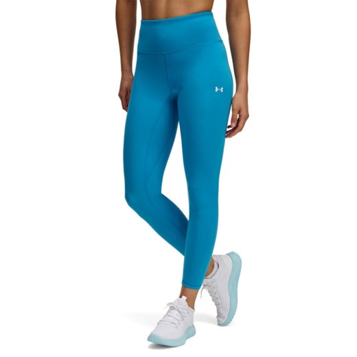 Damskie legginsy treningowe Under Armour Motion Ankle Leg Emea - niebieskie ze sklepu Sportstylestory.com w kategorii Spodnie damskie - zdjęcie 178095640