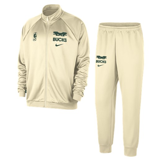 Dres męski NBA Nike Milwaukee Bucks Club Courtside - Brązowy Nike M Nike poland