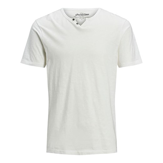 Jack & Jones Koszulka "Split" w kolorze kremowym Jack & Jones L wyprzedaż Limango Polska