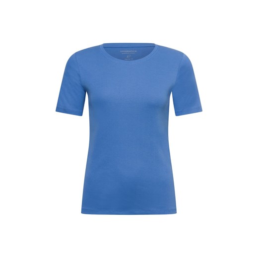 brookshire T-shirt damski Kobiety Bawełna niebieski jednolity ze sklepu vangraaf w kategorii Bluzki damskie - zdjęcie 178099452
