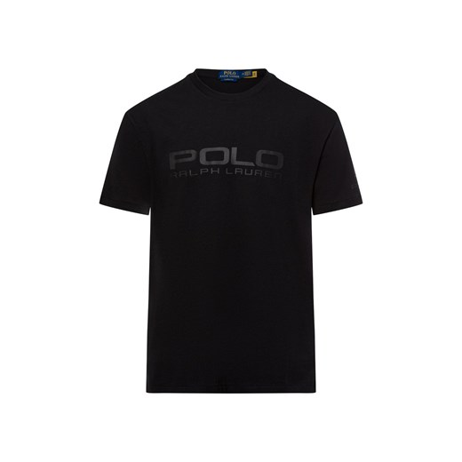 Polo Ralph Lauren Koszulka męska Mężczyźni Bawełna czarny jednolity ze sklepu vangraaf w kategorii T-shirty męskie - zdjęcie 178099523