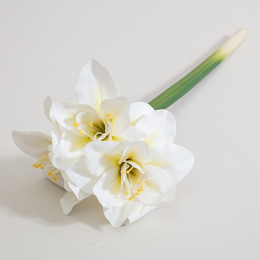 Kwiat sztuczny Amarylis 62 cm cream ze sklepu dekoria.pl w kategorii Dekoracje - zdjęcie 178099592