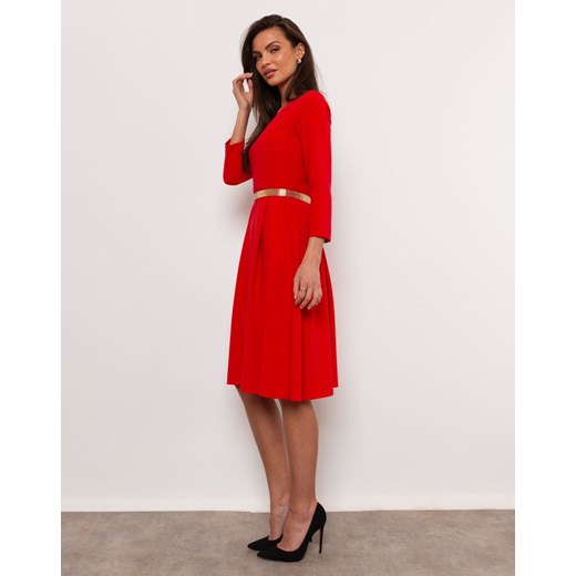 FORSETI Sukienka Tulia czerwona S09059 S09059, Rozmiar: S ze sklepu forseti.net.pl w kategorii Sukienki - zdjęcie 178099852