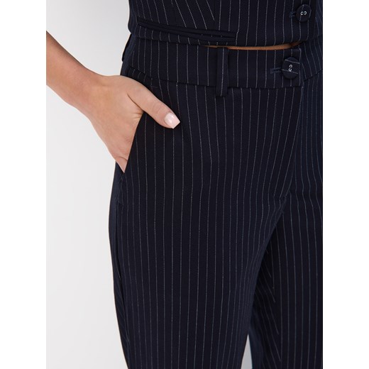 Mohito - Szerokie spodnie w paski - granatowy Mohito 40 Mohito