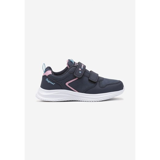 Granatowe Buty Sportowe Sneakersy z Motywem Gwiazdek Ilanier ze sklepu born2be.pl w kategorii Buty sportowe dziecięce - zdjęcie 178101440