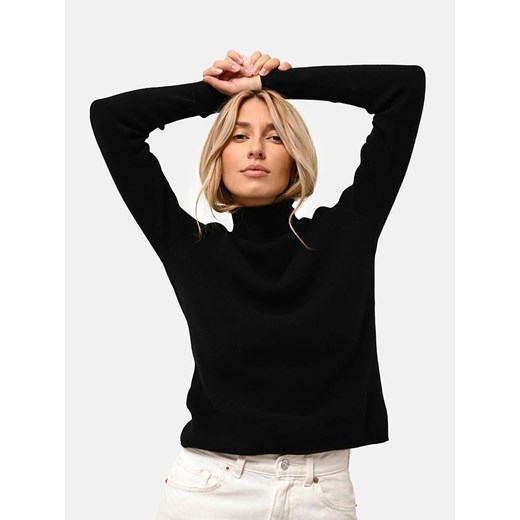 Just Cashmere Kaszmirowy sweter &quot;Lanais&quot; w kolorze czarnym ze sklepu Limango Polska w kategorii Swetry damskie - zdjęcie 178102133