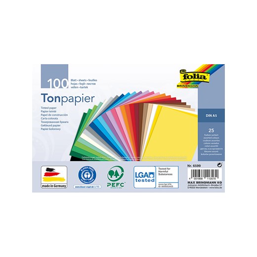 folia PAPER Papier (100 szt.) w różnych kolorach - A5 ze sklepu Limango Polska w kategorii Akcesoria biurowe - zdjęcie 178102321