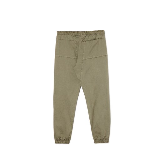 Cropp - Oliwkowe spodnie jogger regular z kieszeniami - zielony Cropp 36 Cropp