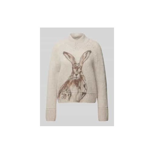 Sweter z dzianiny ze stójką ze sklepu Peek&Cloppenburg  w kategorii Swetry damskie - zdjęcie 178103140