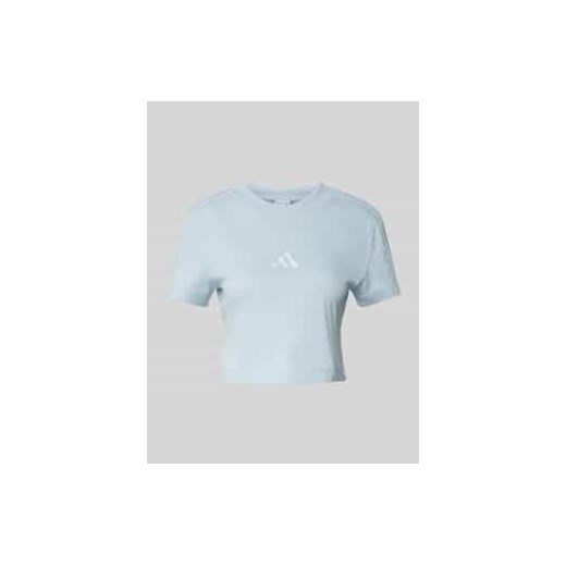 T-shirt krótki z wyhaftowanym logo ze sklepu Peek&Cloppenburg  w kategorii Bluzki damskie - zdjęcie 178104411